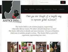 Tablet Screenshot of justicedoll.org